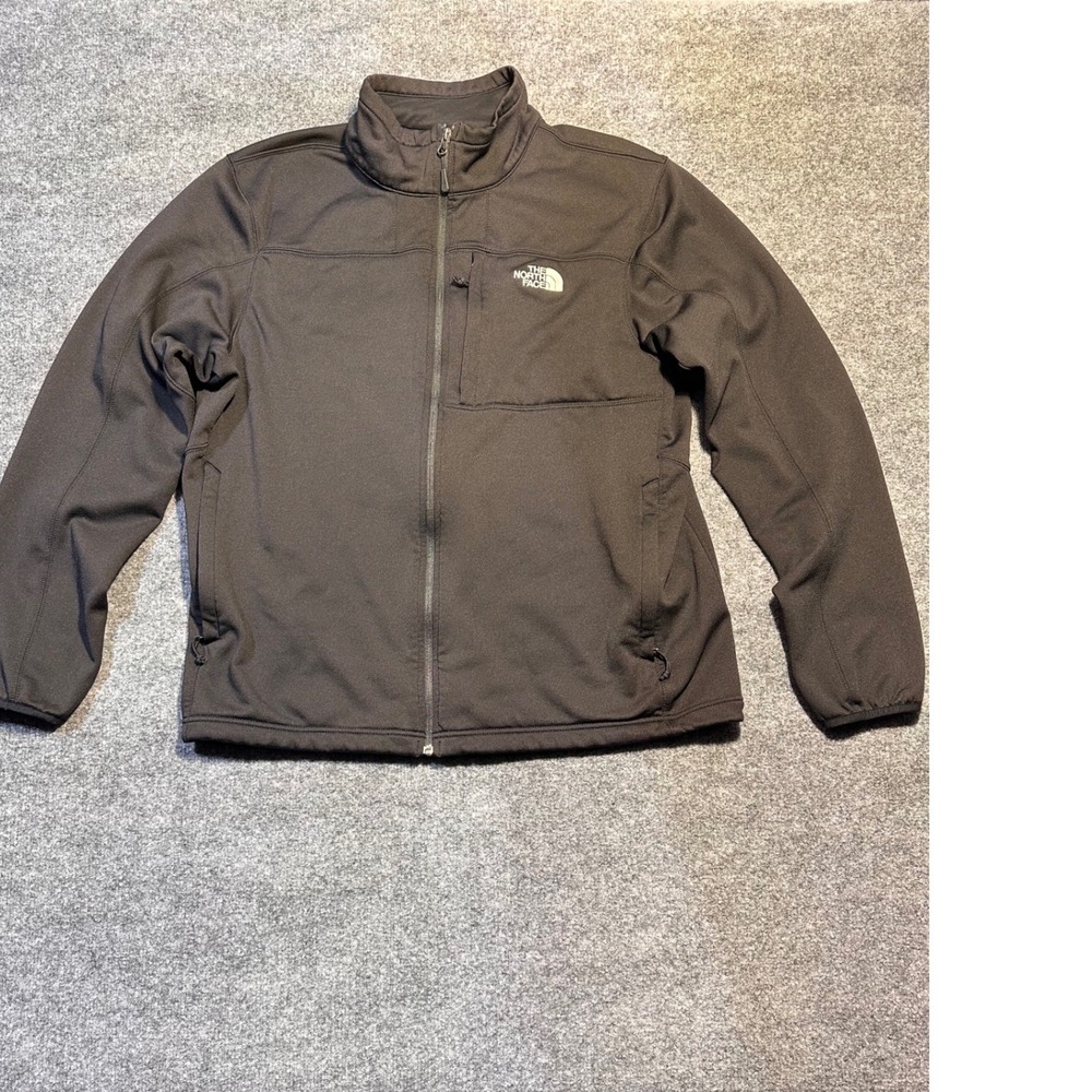 The North Face Apex Bionic 2 Softshell Jacket Mens XL Black NF0A3VM8 Full Zip